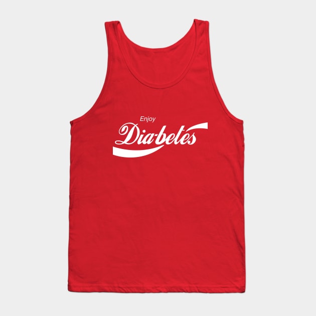 Enjoy Diabetes Tank Top by ClarkStreetPress